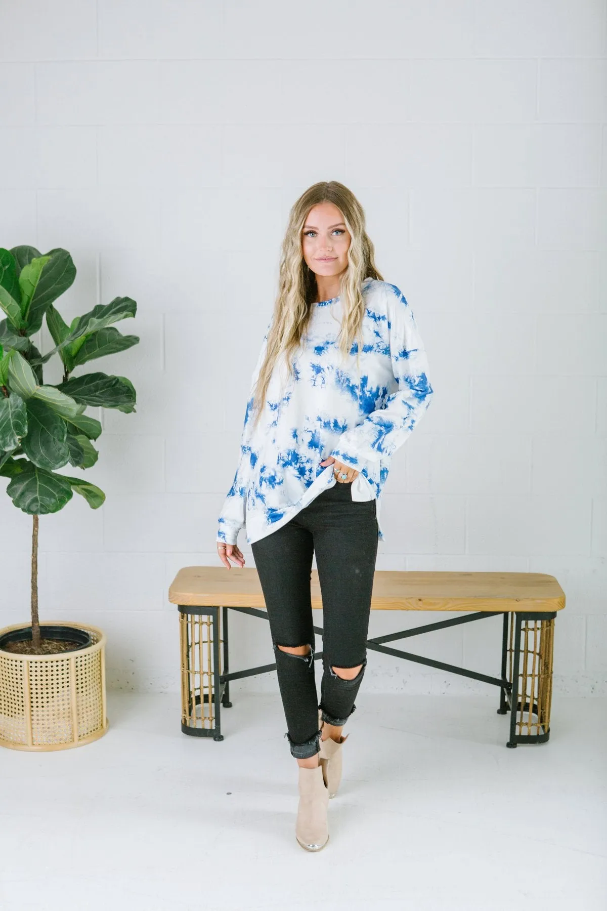 Tie Dye Pullover Top