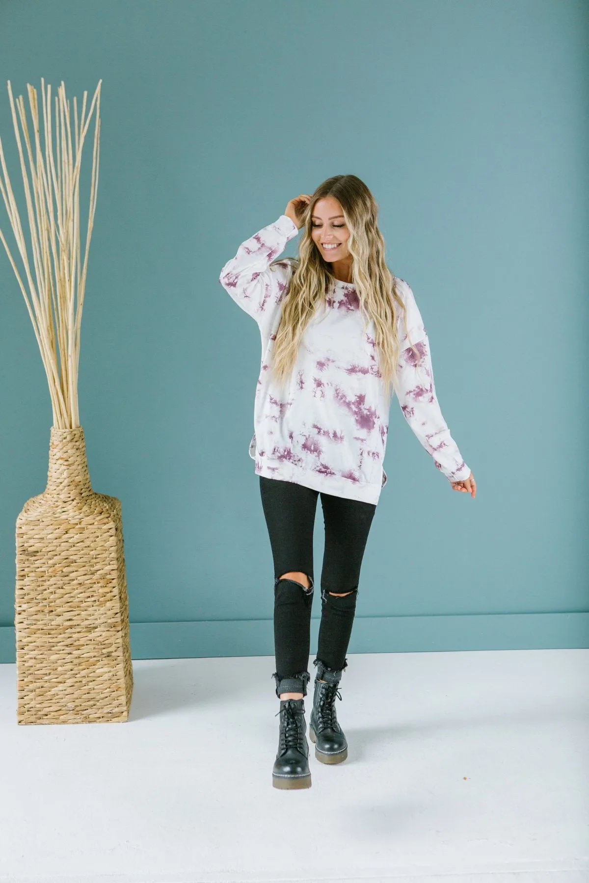 Tie Dye Pullover Top