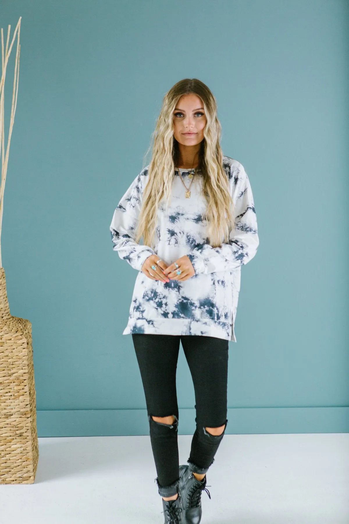 Tie Dye Pullover Top