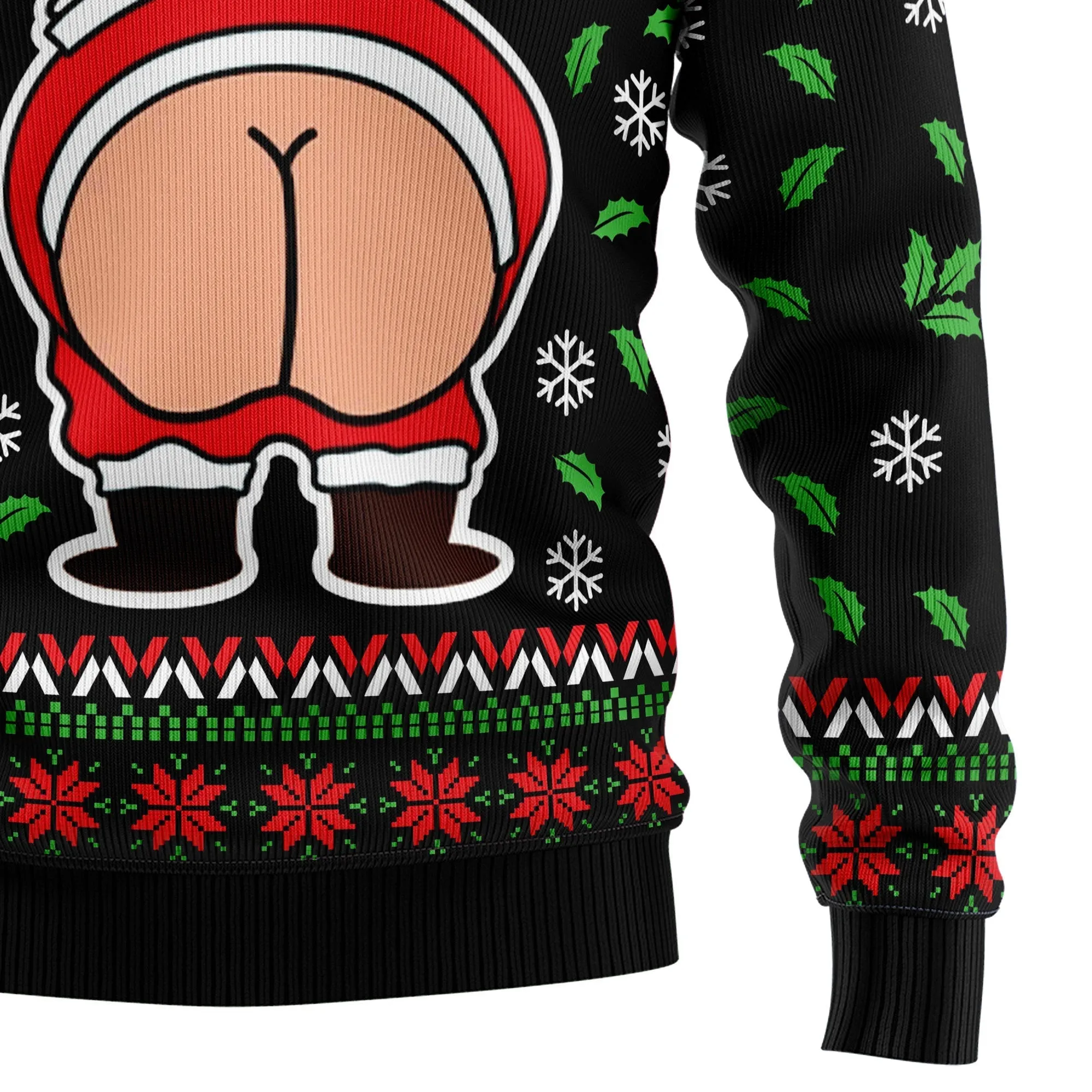 Ugly Christmas Sweater JulesRoche All-Over-Print Cotton Blend