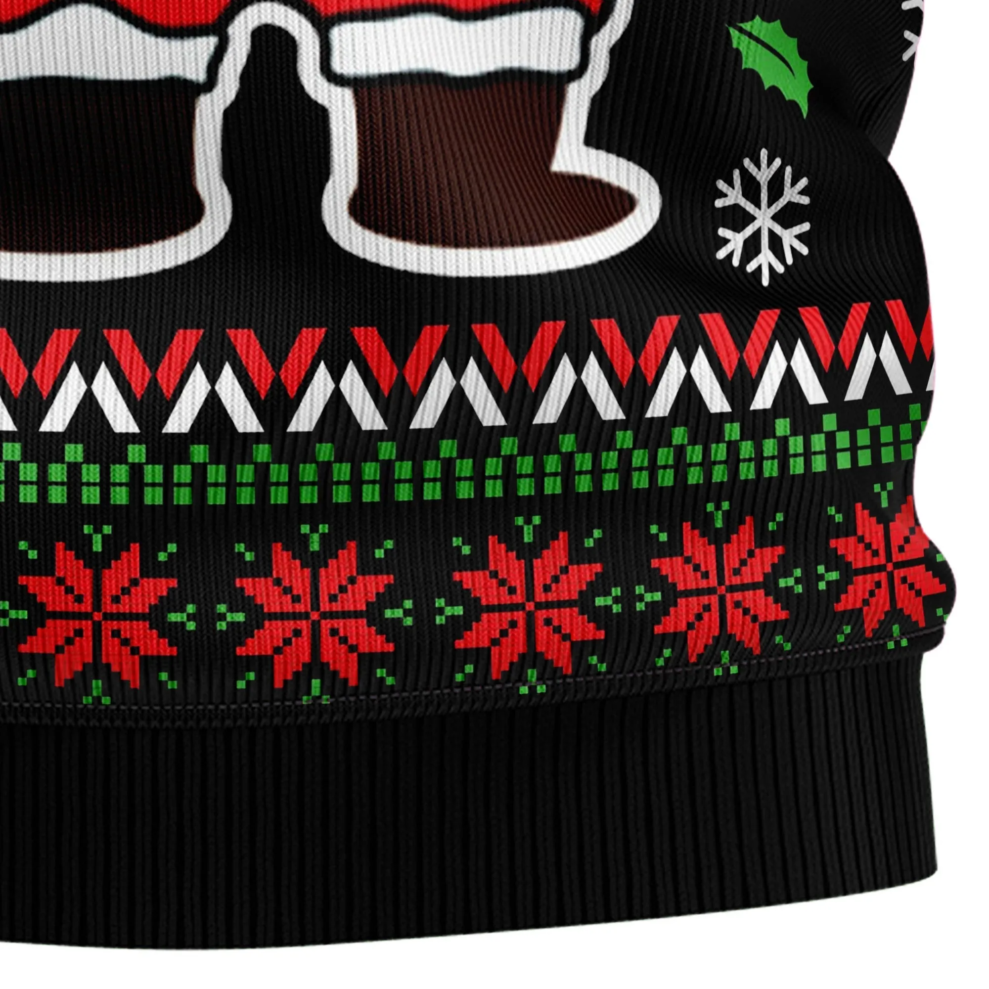 Ugly Christmas Sweater JulesRoche All-Over-Print Cotton Blend