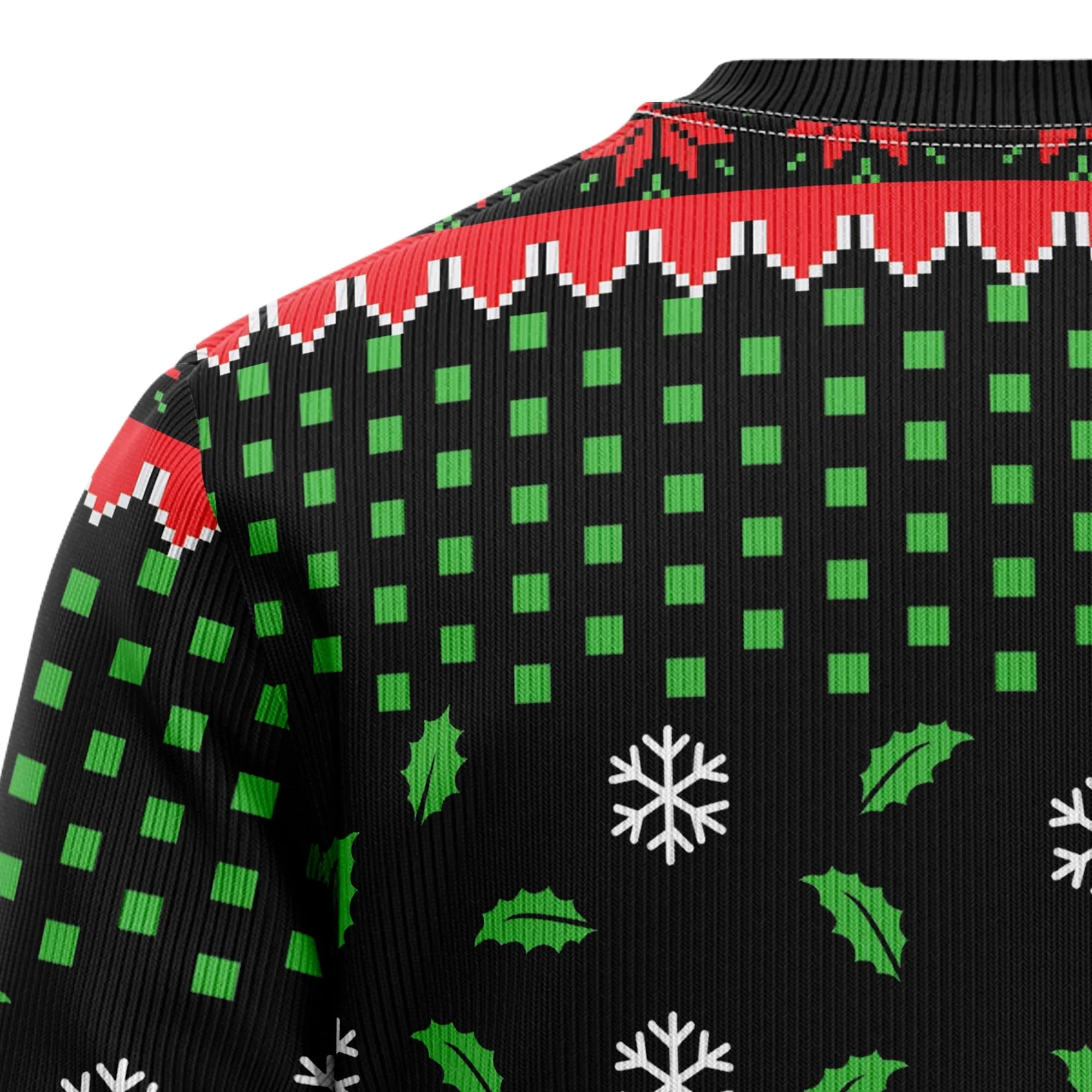 Ugly Christmas Sweater JulesRoche All-Over-Print Cotton Blend