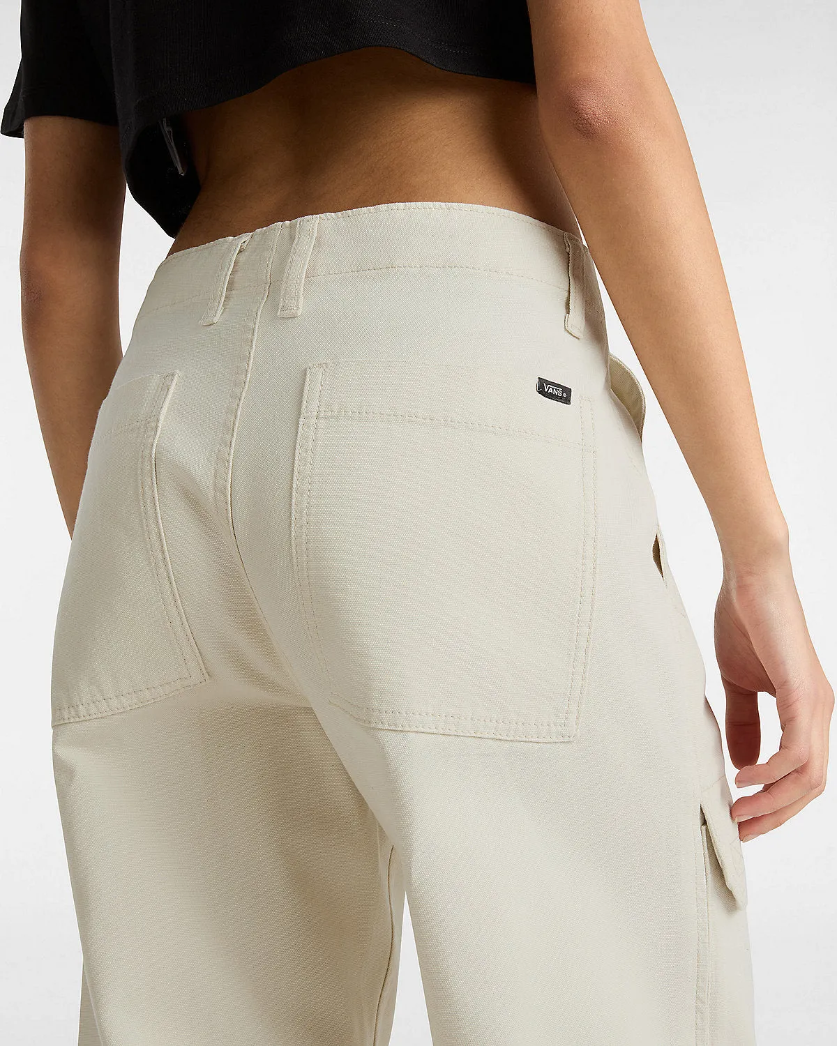 VANS Womens Arroyo Wide Leg Cargo Pant - Turtledove