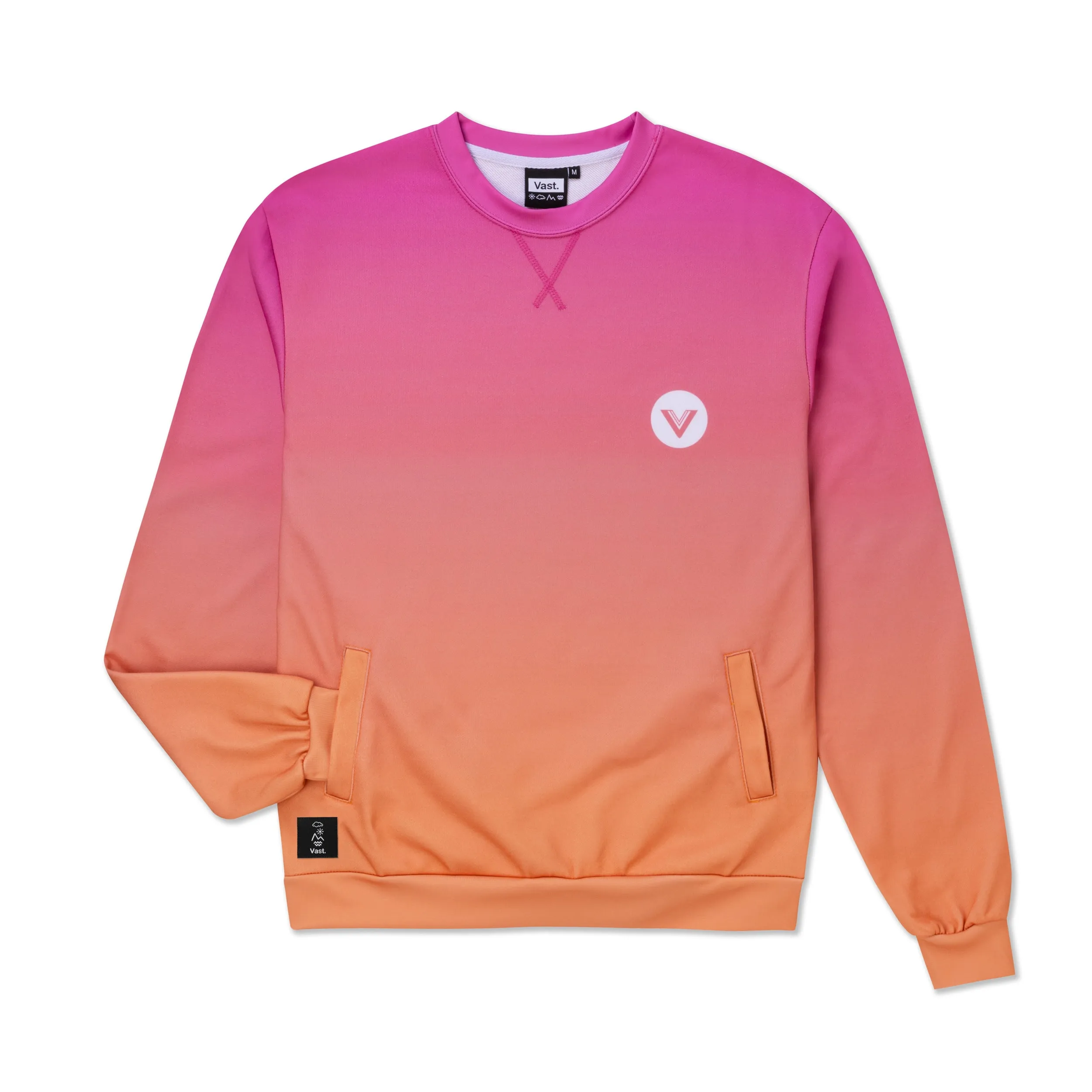 VAST DIP DYE CREWNECK SWEATSHIRT B4061