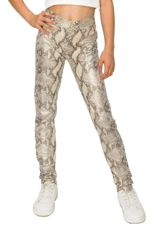 Verna - Snake Print Pull On Skinny