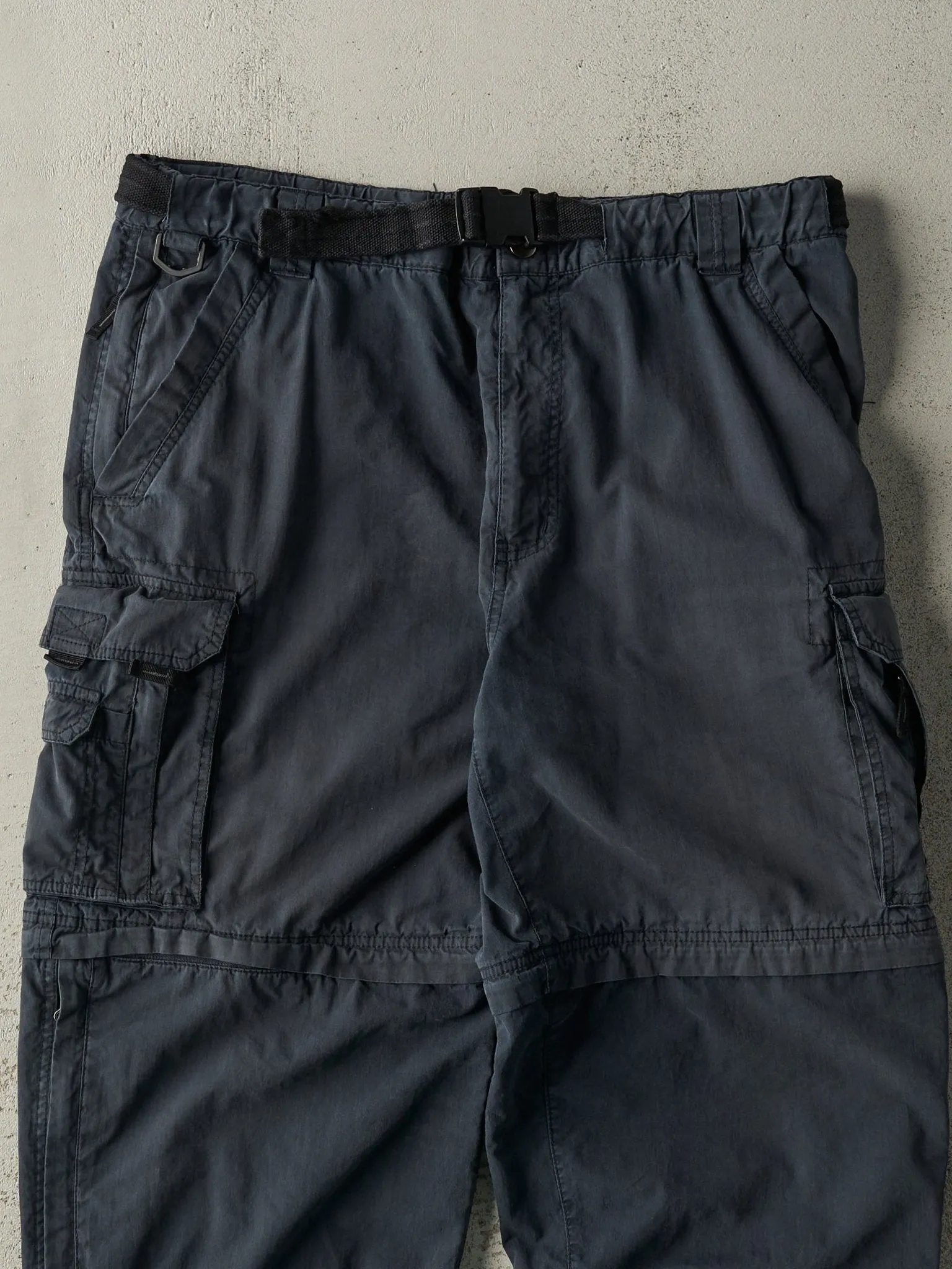 Vintage 90s Navy Blue BC Clothing Hiking Pants (36x30)