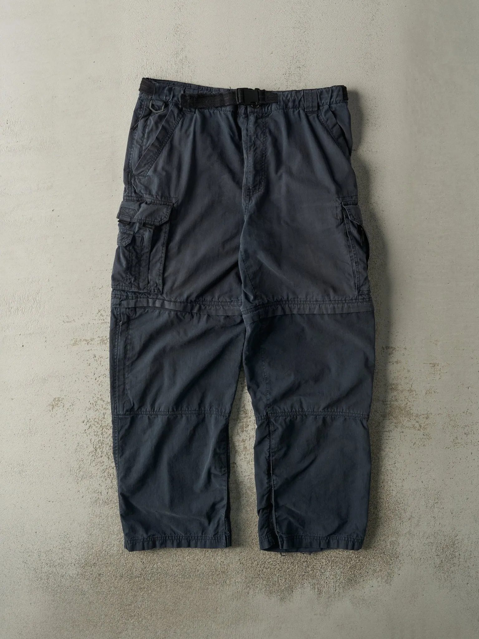 Vintage 90s Navy Blue BC Clothing Hiking Pants (36x30)