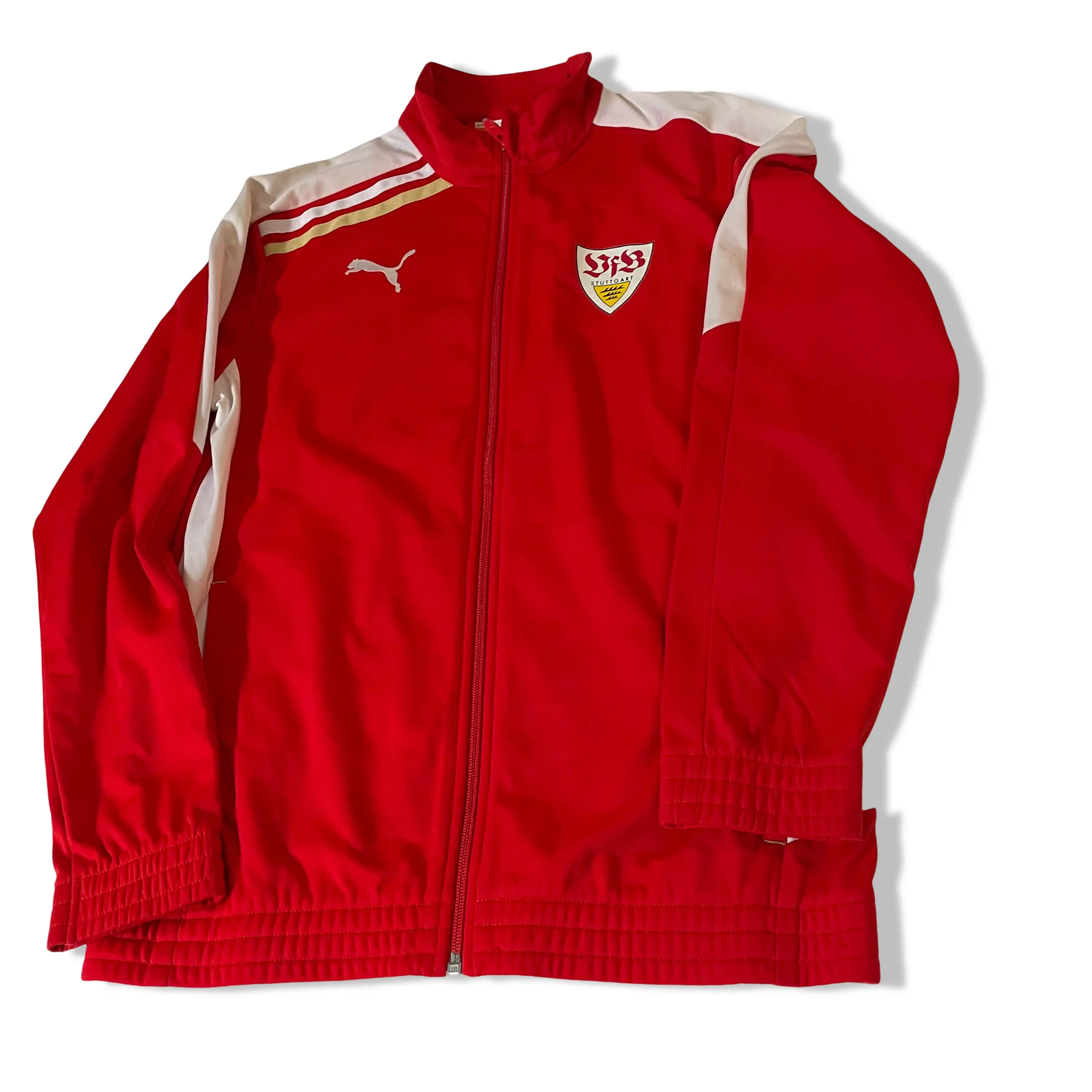 Vintage Puma sport life style red full zip track jacket in XL| SKU 3824