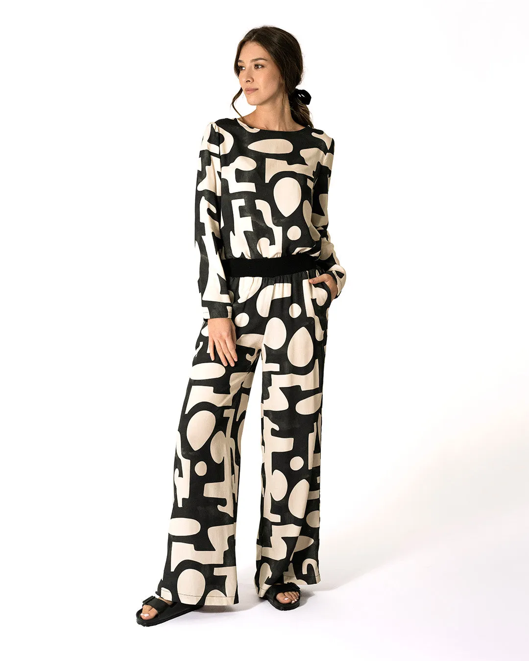 Virginia Blouse - Graphic Print