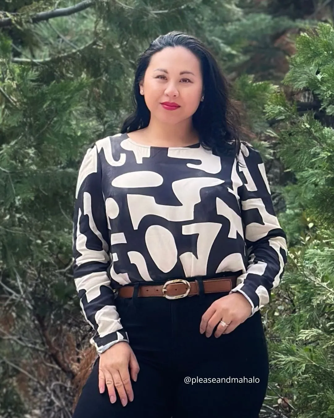 Virginia Blouse - Graphic Print