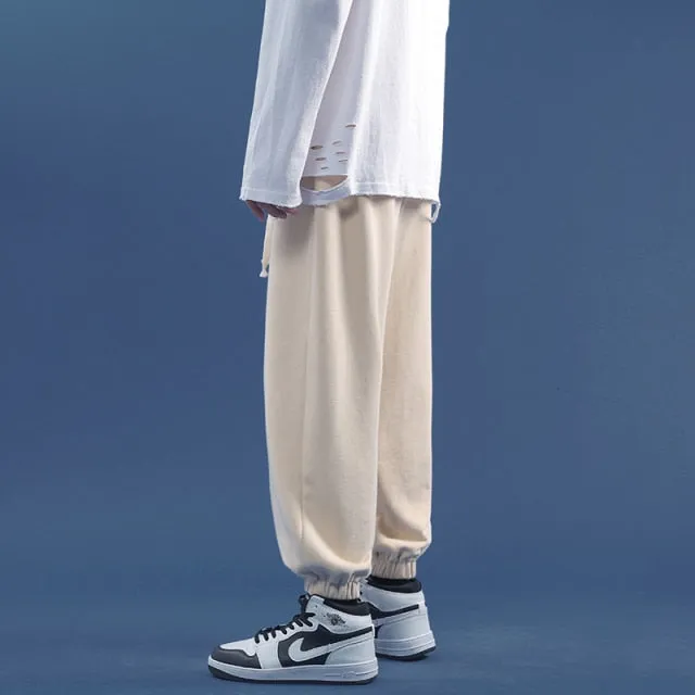 Voguable Men's Jogger Pants Sweatpants Fashion Harajuku Sweatpants Male Casual Oversize Classic Trousers