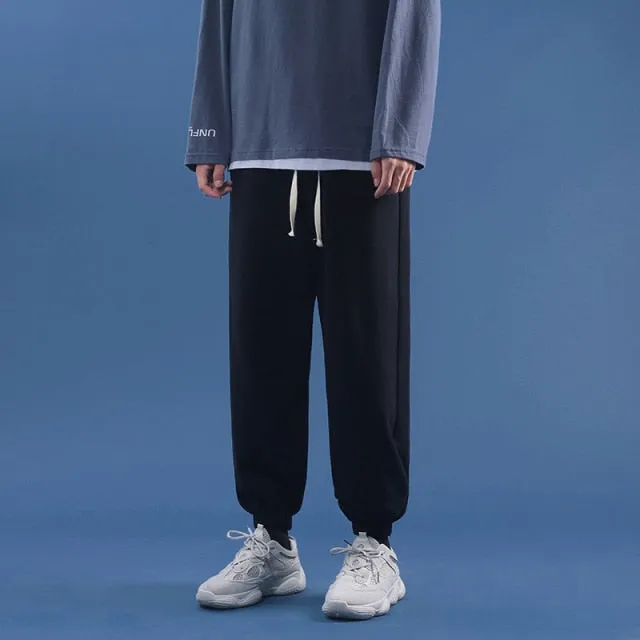 Voguable Men's Jogger Pants Sweatpants Fashion Harajuku Sweatpants Male Casual Oversize Classic Trousers