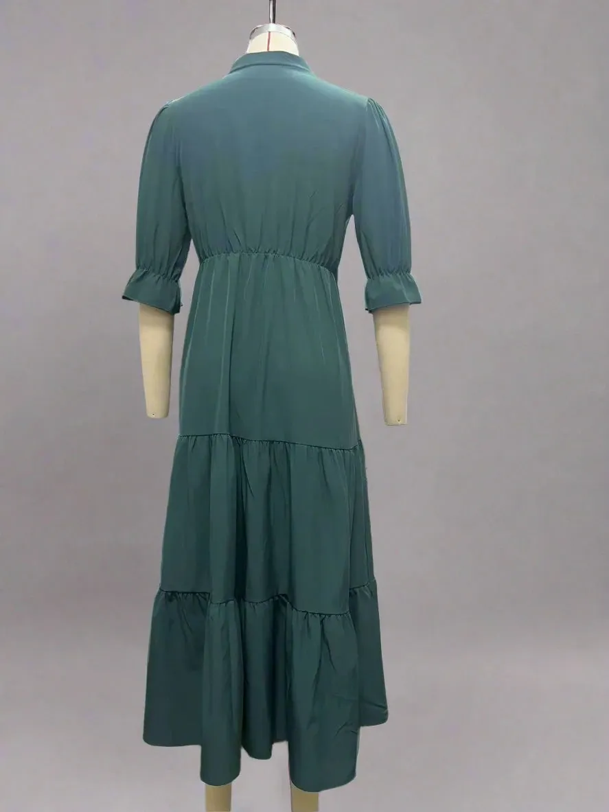 Women's Bow Tie Casual Dress