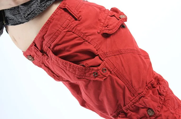Women's Cotton Classic Casual Cargo Pants
