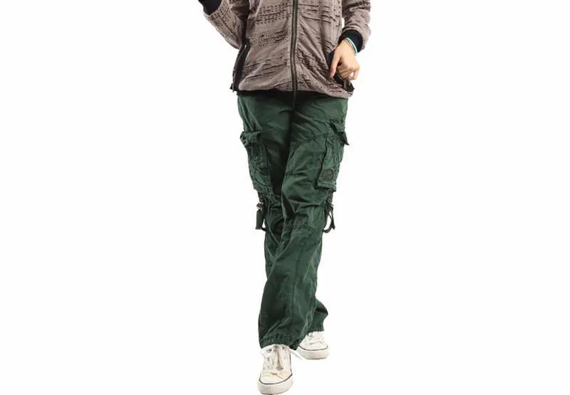 Women's Cotton Classic Casual Cargo Pants