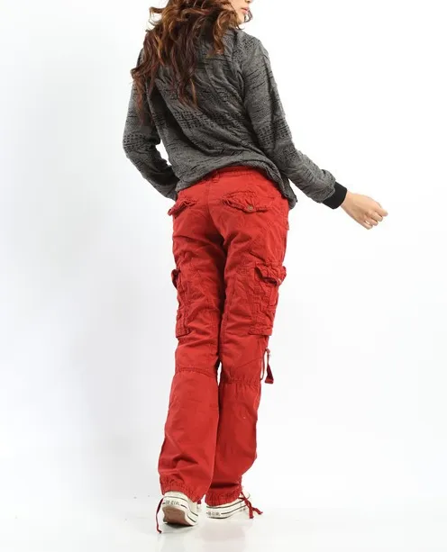 Women's Cotton Classic Casual Cargo Pants