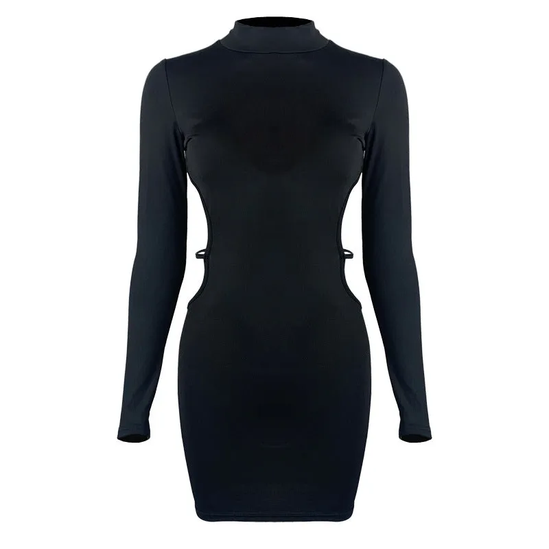 Women's Fashion Midriff Outfit Sheath Dress