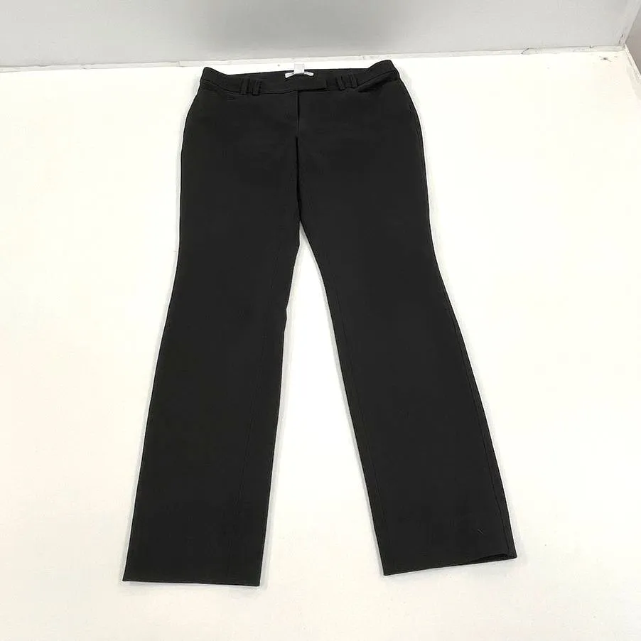 Women's White House Black Market Black Dress Pants Slacks - Size 4R