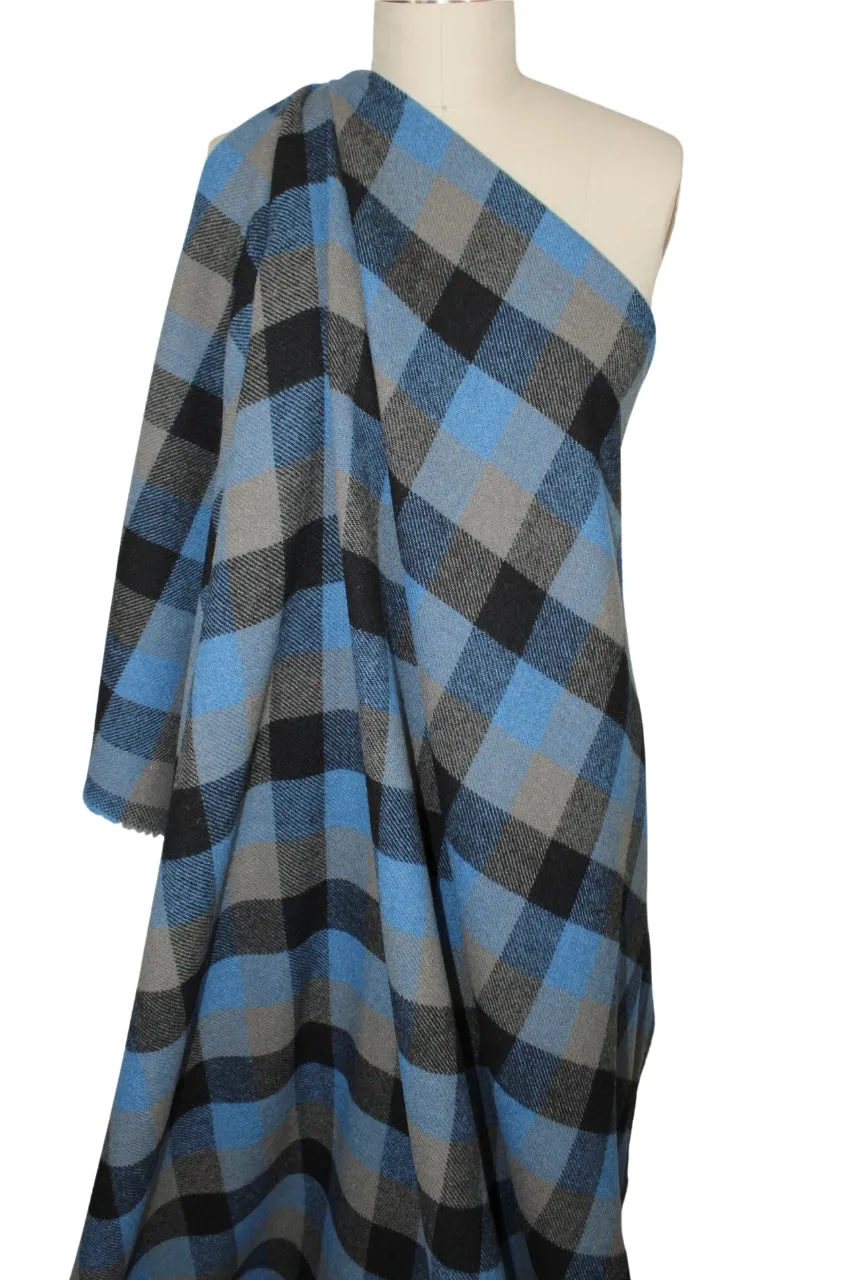 Woolrich Plaid Twill Flannel - Blue/Gray/Black