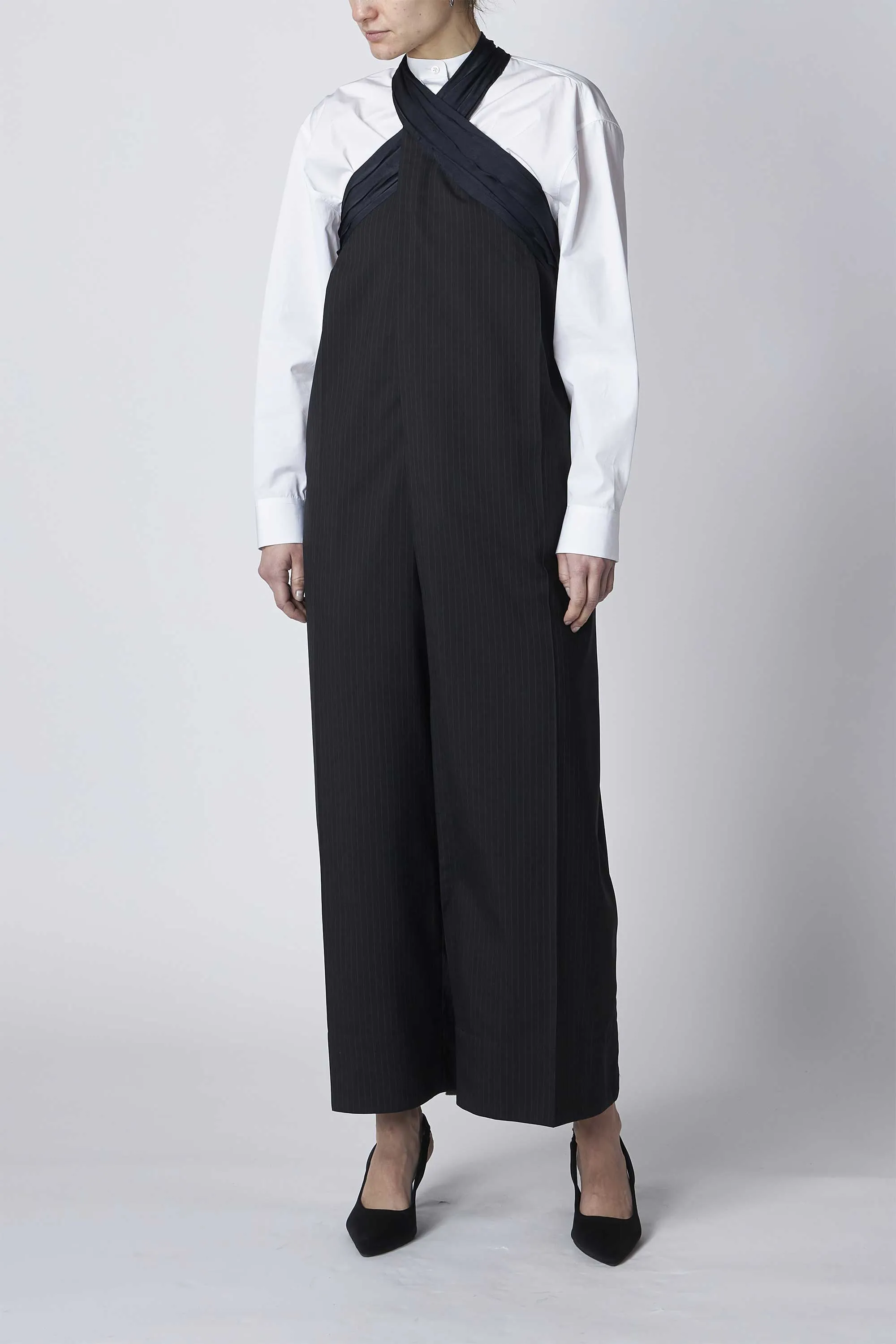 WRAP PANTS DRESS